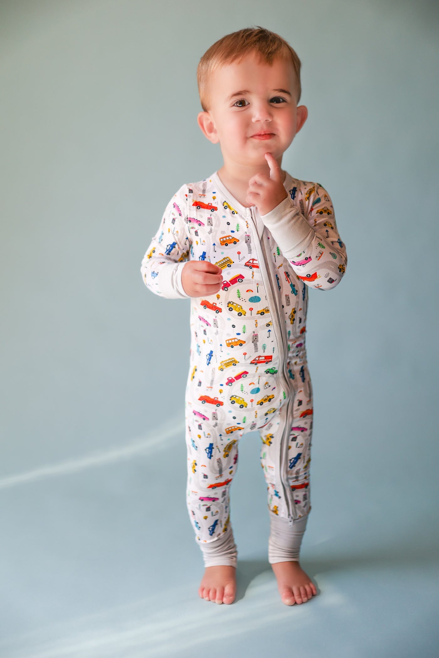 Bedtime Boulevard Zipper Pajama