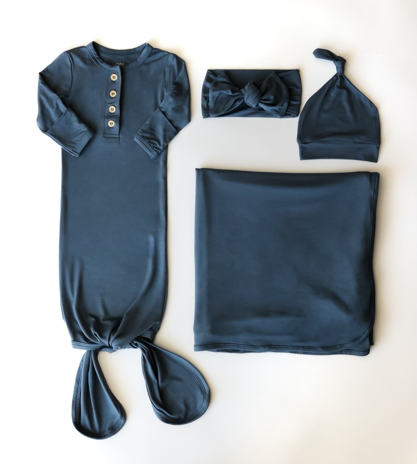 Blue Knotted Gown Bundle