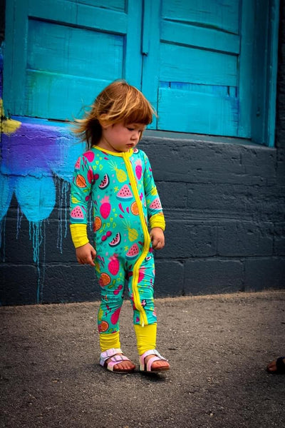 Tutti Frutti Zipper Pajama