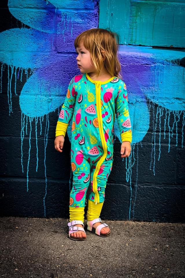 Tutti Frutti Zipper Pajama